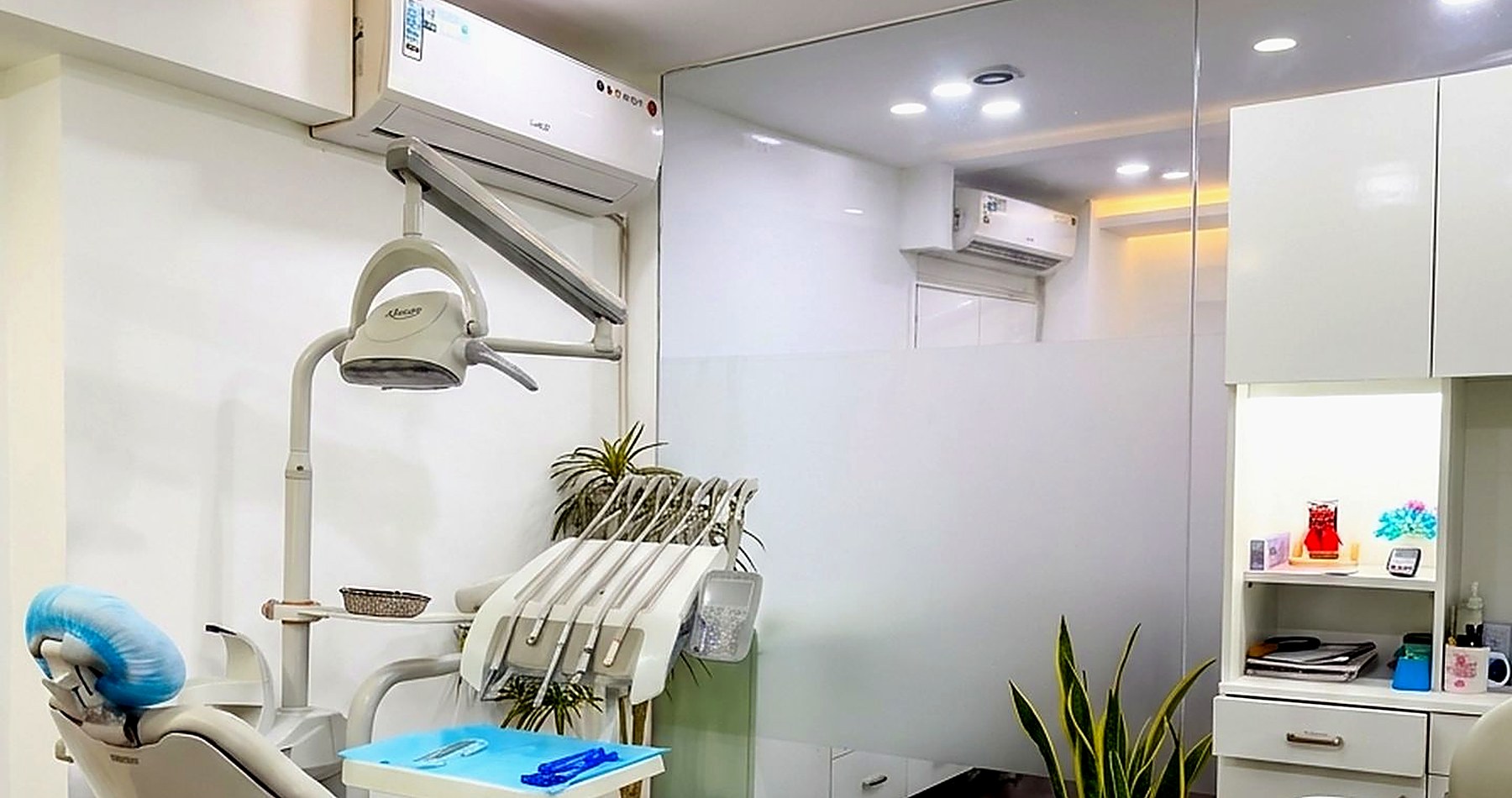 Modern treatment room at SouthEx Dental, South Extension, New Delhi